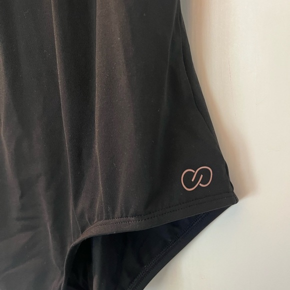 Calia Black Crisscross Back One Piece Swimsuit Size 14 - Picture 6 of 7